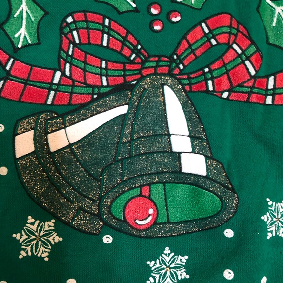 Vintage 80’s Christmas Holiday Crewneck Sweatshirt Medium By Nutcracker - Picture 3 of 4